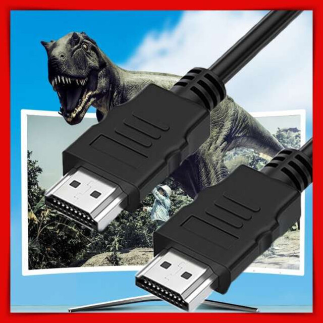HDMI ケーブル OD5.5 ブラック 1.5ｍ 高画質 ハイスピード オス