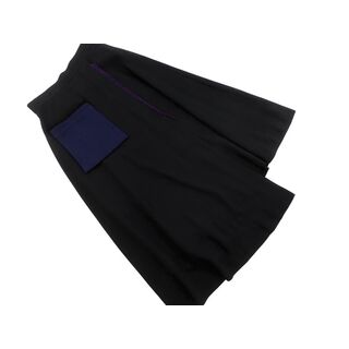 オキラク(OKIRAKU)のOKIRAKU オキラク ポケット ラップ調 スカート size1/黒 ■■ レディース(ロングスカート)