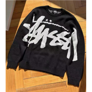 STUSSY - STUSSY CURLY S SWEATER ニット セーターの通販|ラクマ