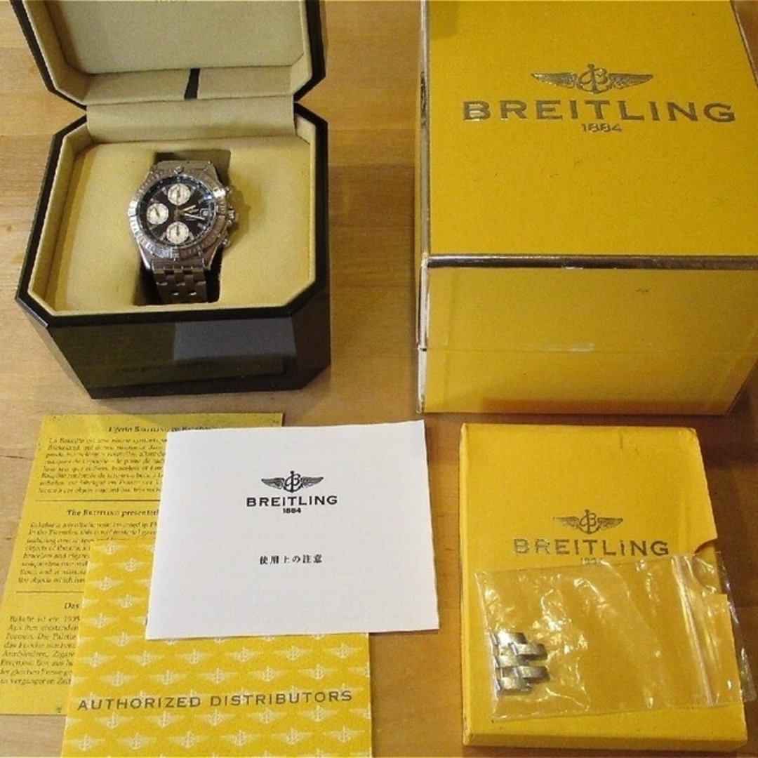 BREITLING(ブライトリング)のブライトリング(BREITLING) クロノマット A13352 ブラック 黒 メンズの時計(腕時計(アナログ))の商品写真