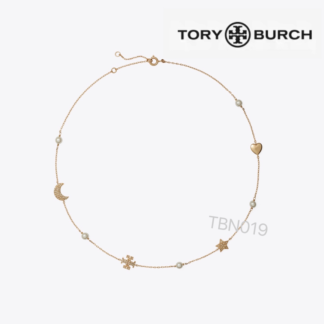 Tory Burch(トリーバーチ)のTBN006S5トリーバーチTory burch 定番　キラキラ丸型　ネックレス レディースのアクセサリー(ネックレス)の商品写真