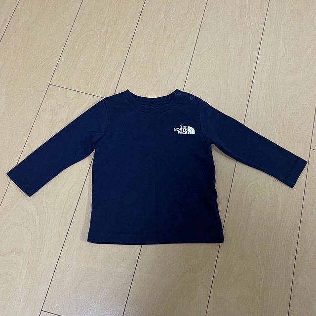 THE NORTH FACE(ザノースフェイス)のTHE NORTH FACE 80cm ロンT キッズ/ベビー/マタニティのベビー服(~85cm)(Ｔシャツ)の商品写真