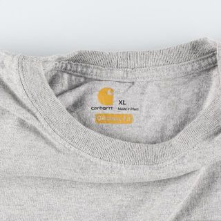 カーハート Carhartt ORIGINAL FIT 半袖 ワンポイントロゴポケットTシャツ メンズXL /eaa321606