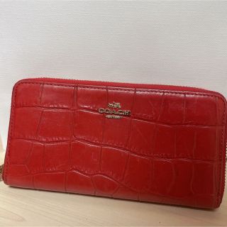 コーチ(COACH)の【coach】クロコダイル長財布(財布)