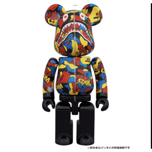 BE@RBRICK 超合金 MEDICOM TOY CAMO SHARK