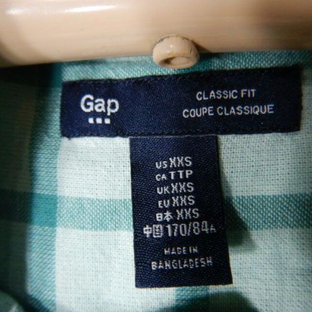 GAP(ギャップ)のo6016　Gap　ギャップ　長袖　チェック　デザイン　シャツ　人気 メンズのトップス(シャツ)の商品写真