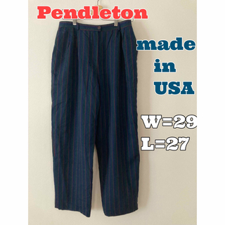 ペンドルトン(PENDLETON)のPENDLETON ペンドルトン　スラックス　ワイドパンツ　USA製(カジュアルパンツ)
