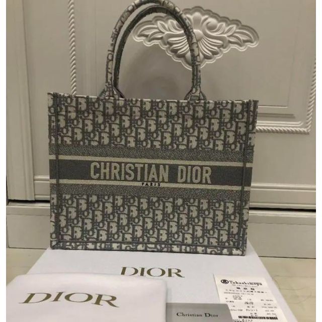 美品】 Dior Christian Toteミディアムバッグ Book Dior トートバッグ
