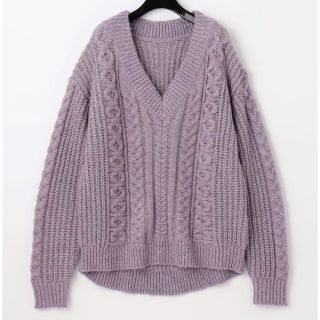 グレースコンチネンタル ケーブルニット ニット/セーター(レディース