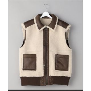 FREAK'S STORE - FREAK'S STORE リバーシブルムートンベストの通販 by