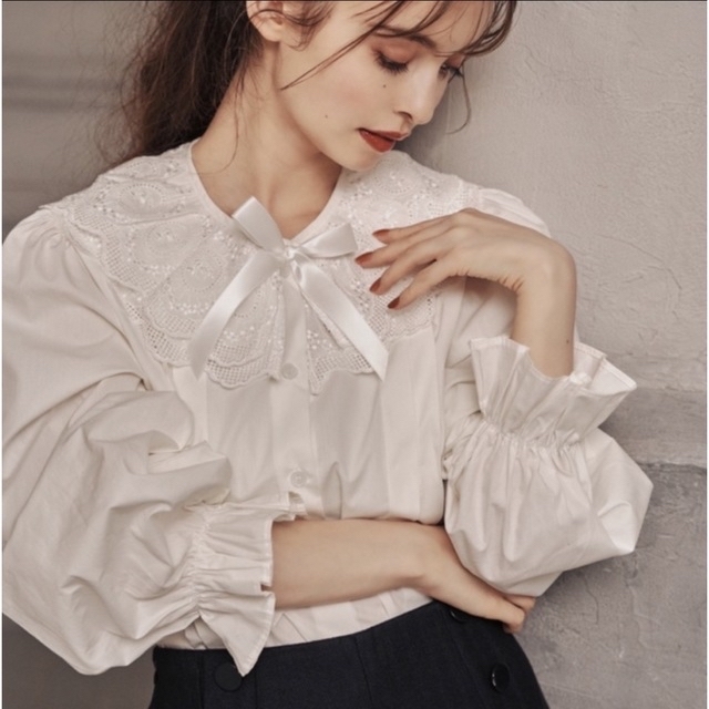 treat ürself sweetie collar frill blouse - シャツ/ブラウス(長袖/七分)