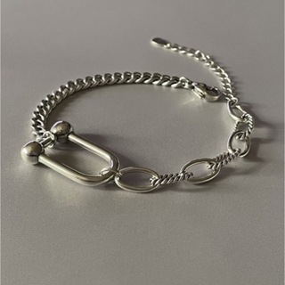 アメリヴィンテージ(Ameri VINTAGE)のMix chain bracelet No.552(ブレスレット/バングル)