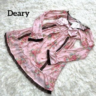 ユメテンボウ(夢展望)のDeary 夢展望　ワンピース　M ピンク　フリル(ミニワンピース)