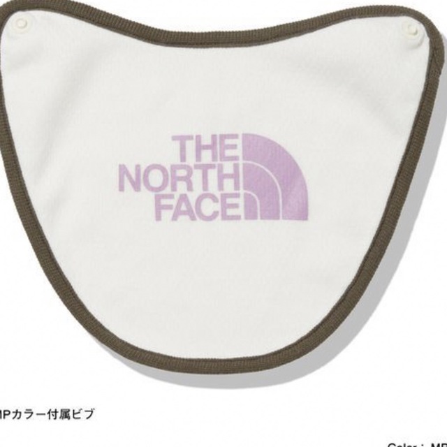 THE NORTH FACE(ザノースフェイス)のノースフェイス　新品　ロンパース80 スタイ　 キッズ/ベビー/マタニティのベビー服(~85cm)(ロンパース)の商品写真