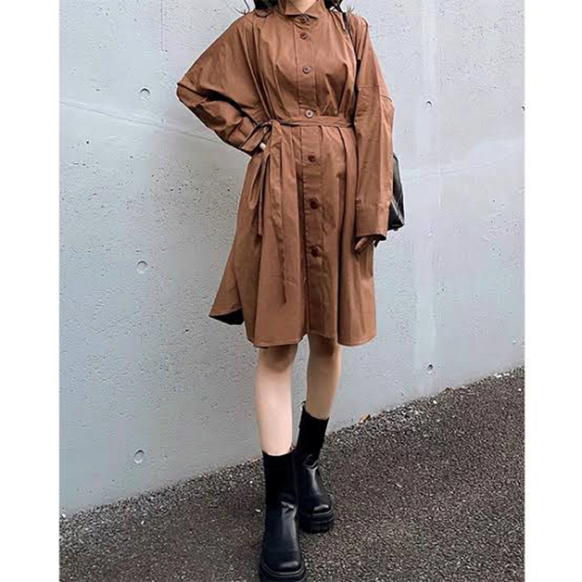 ユニクロ +j コラボ シャツワンピース チュニック 新品未使用 タグなし 美品 | フリマアプリ ラクマ