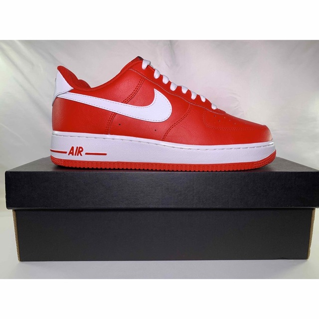 NIKE(ナイキ)のNIKEiD AIR FORCE 1 RED/WHT 27.0cm メンズの靴/シューズ(スニーカー)の商品写真