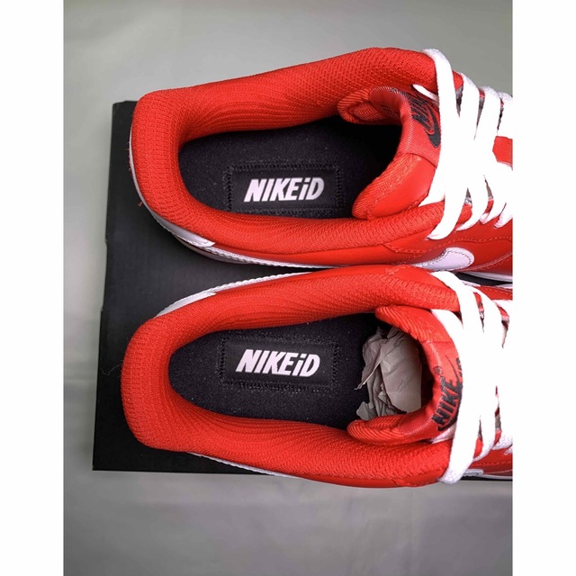NIKE(ナイキ)のNIKEiD AIR FORCE 1 RED/WHT 27.0cm メンズの靴/シューズ(スニーカー)の商品写真