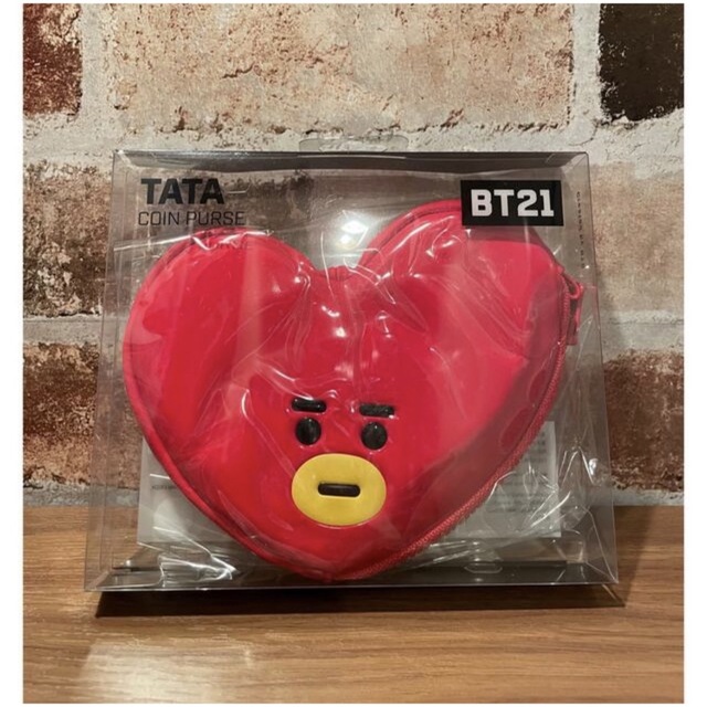 防弾少年団(BTS)(ボウダンショウネンダン)のBTS BT21 公式 TATA エナメル コイン ケース エンタメ/ホビーのタレントグッズ(アイドルグッズ)の商品写真