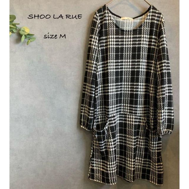 SHOO・LA・RUE(シューラルー)のSHOO LA RUE チェックチュニックワンピース ワールド 夏以外 レディースのワンピース(ひざ丈ワンピース)の商品写真