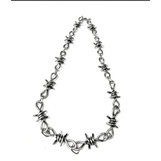 【XU/エックスユー】barbed wire necklaceワイヤーネックレス(ネックレス)