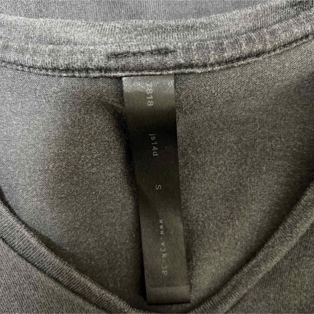 wjk(ダブルジェーケー)の未使用品wjk leather pocketV/NカットソーAKMジュンハシモト メンズのトップス(Tシャツ/カットソー(半袖/袖なし))の商品写真
