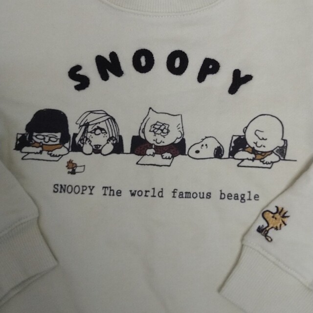 SNOOPY(スヌーピー)の【美品】スヌーピー SNOOPY トレーナー 100 キッズ/ベビー/マタニティのキッズ服男の子用(90cm~)(その他)の商品写真