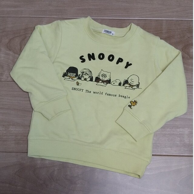 SNOOPY(スヌーピー)の【美品】スヌーピー SNOOPY トレーナー 100 キッズ/ベビー/マタニティのキッズ服男の子用(90cm~)(その他)の商品写真