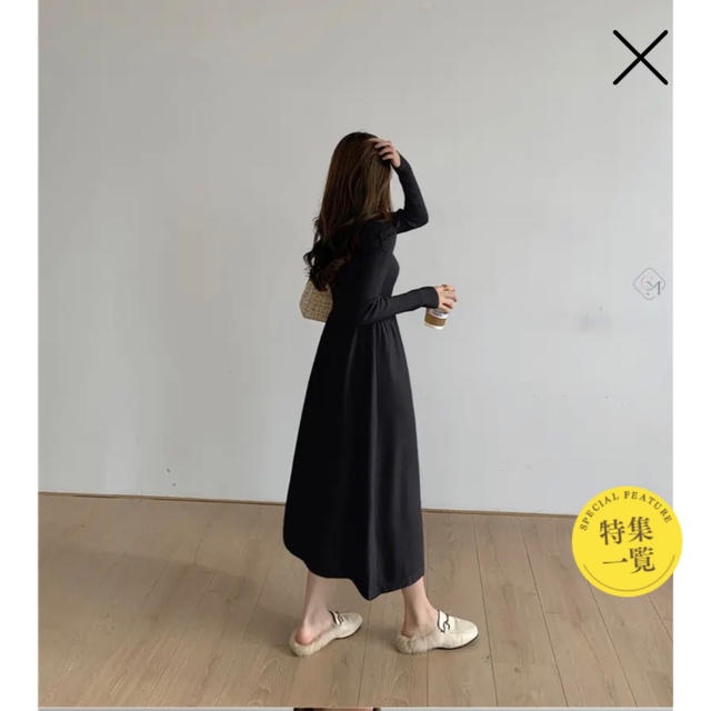 新品未使用】黒のロングワンピース レディース 韓国 | emdecob.com