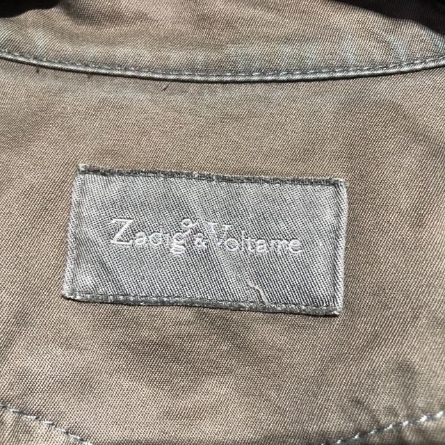 Zadig & Voltaire ライダースジャケット カーキ ブルゾン 7