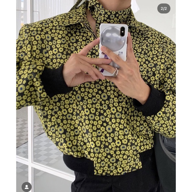 ESC STUDIO】21FW☆ scarf blouson flower 素敵でユニークな 33%割引