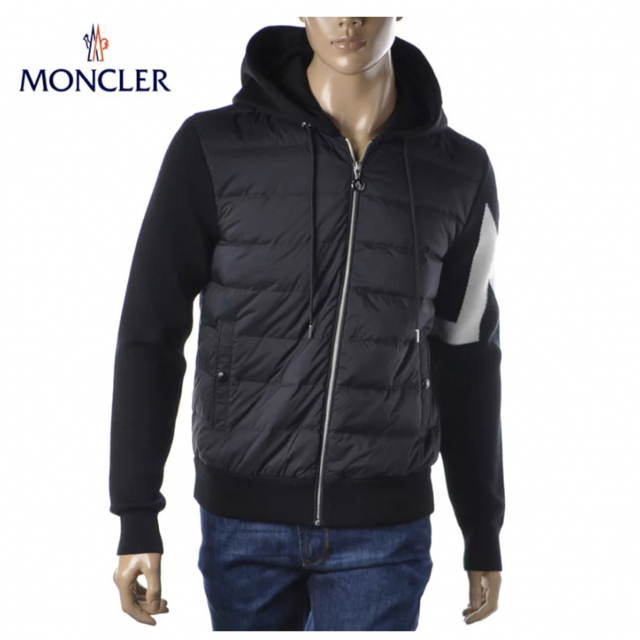 モンクレール MONCLER ニットダウンパーカー メンズ ブランド アウター