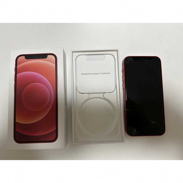 美品！iPhone 12 mini 128GB レッド(PRODUCT RED)