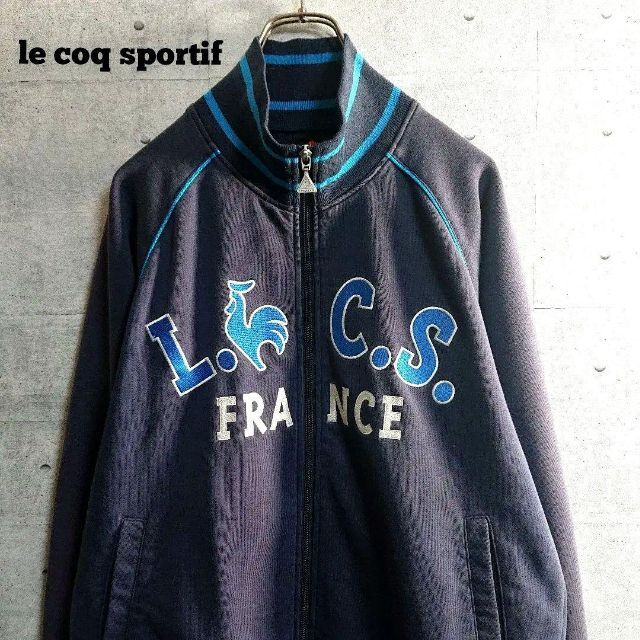 le coq sportif - 【ルコック】90s デカロゴ 刺繍 リブライン トラック