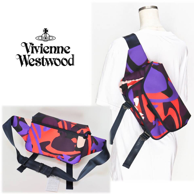 Vivienne Westwood - 《ヴィヴィアンウエストウッド》軽量 カラフル カモフラボディバッグ 男女兼用の通販 by チコちゃん