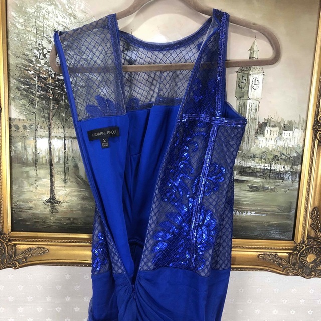 新品☆ TADASHI SHOJI ブルースパンコール サイズ2(T43) 格安人気