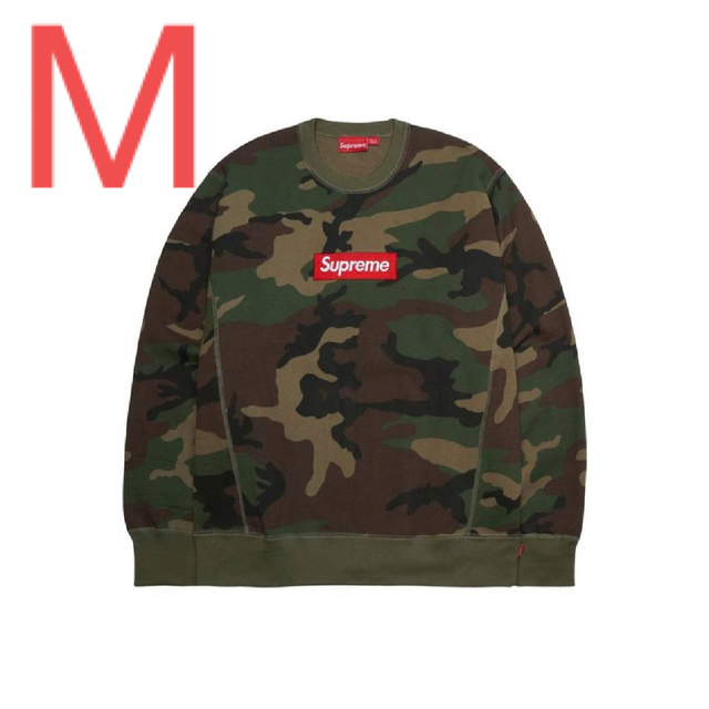 【大人気！】 SUPREME BOXLOGO　Crewneck　カモ柄　M