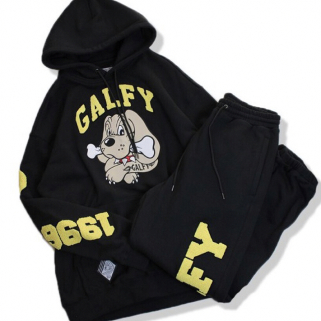 【極美品】ガルフィー/GALFY パーカーセットアップ スウェットパンツ