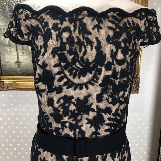 美品☆ TADASHI SHOJI ブラック サイズ8P (T38) | vrealitybolivia.com