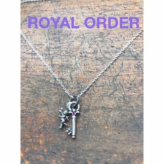 ロイヤルオーダー(ROYALORDER)のROYAL ORDER ペンダント　key 925 シルバー(ネックレス)