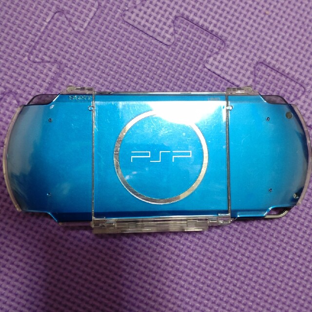 PlayStation Portable(プレイステーションポータブル)の【ジャンク品】PSP バイブラントブルー エンタメ/ホビーのゲームソフト/ゲーム機本体(携帯用ゲーム機本体)の商品写真