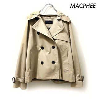 好評HOT】 ♡MACPHEE マカフィー トレンチジャケット ブラウン サイズ
