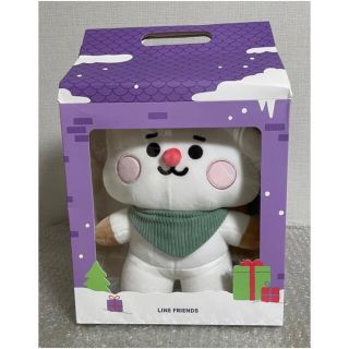 ビーティーイシビル(BT21)のBT21 RJ ホリデーぬいぐるみ スタンディング ジン JIN X'MAS(アイドルグッズ)