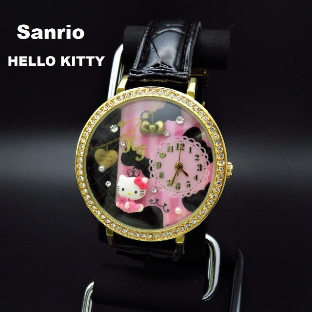 サンリオ(サンリオ)のSanrio HELLO KITTY キティちゃん 腕時計 デコレーション レディースのファッション小物(腕時計)の商品写真