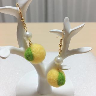 ゆずピアス♡羊毛フェルト(ピアス)