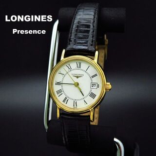 ロンジン(LONGINES)のLONGINES ロンジン プレサンス 腕時計 デイト ローマン(腕時計)