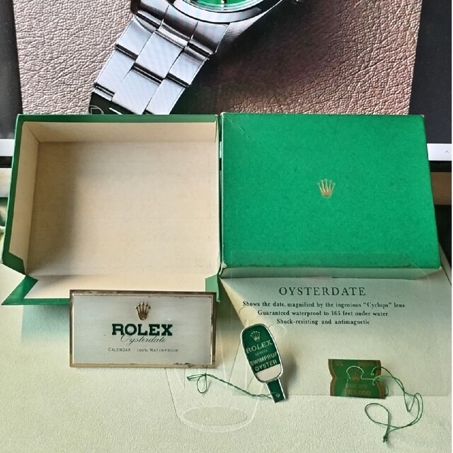 ROLEX ロレックス オイスターデイト 6694 箱 タグ 冊子 ヴィンテージ