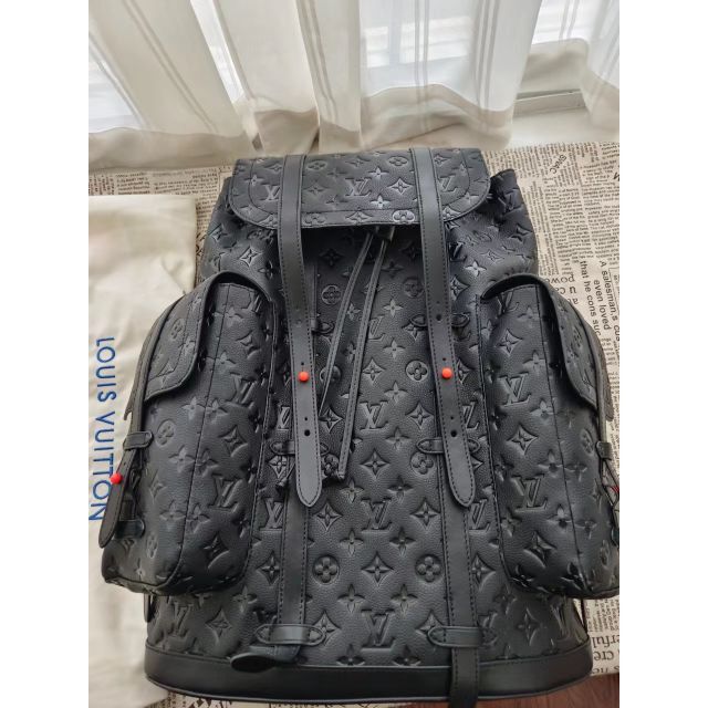 2022春夏新作】 - VUITTON LOUIS ヴァージル ブラックM53285 リュック