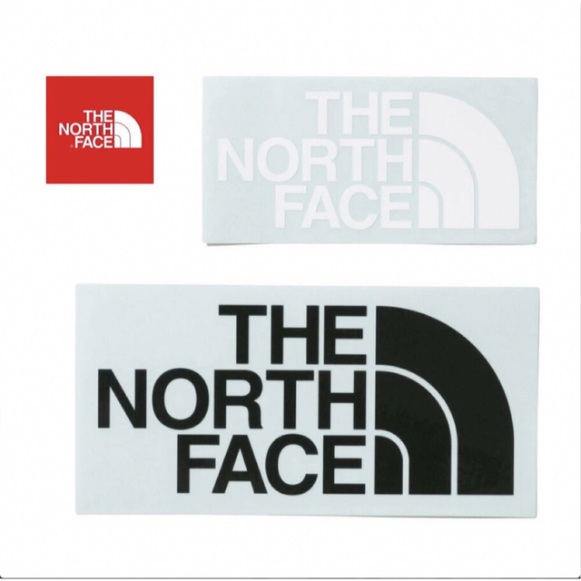 THE NORTH FACE(ザノースフェイス)の新品THE NORTH FACE ステッカー白黒 スポーツ/アウトドアのアウトドア(その他)の商品写真