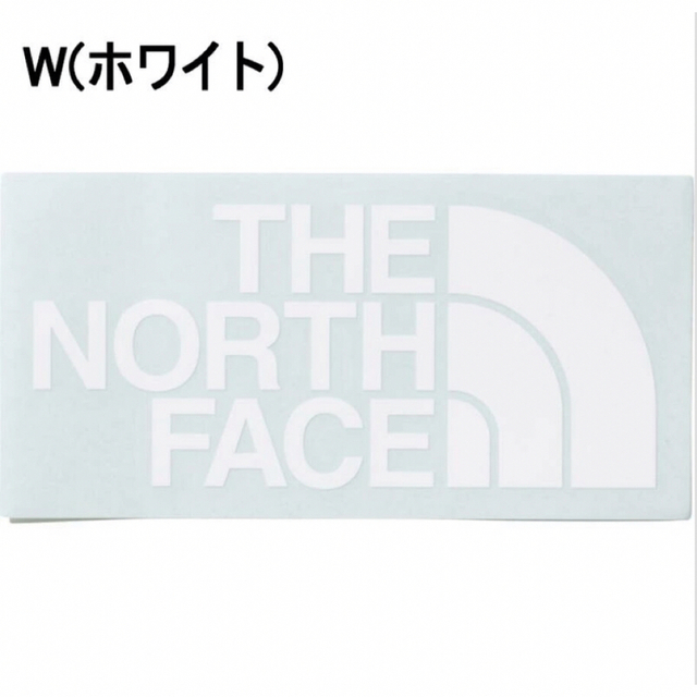 THE NORTH FACE(ザノースフェイス)の新品THE NORTH FACE ステッカー白黒 スポーツ/アウトドアのアウトドア(その他)の商品写真