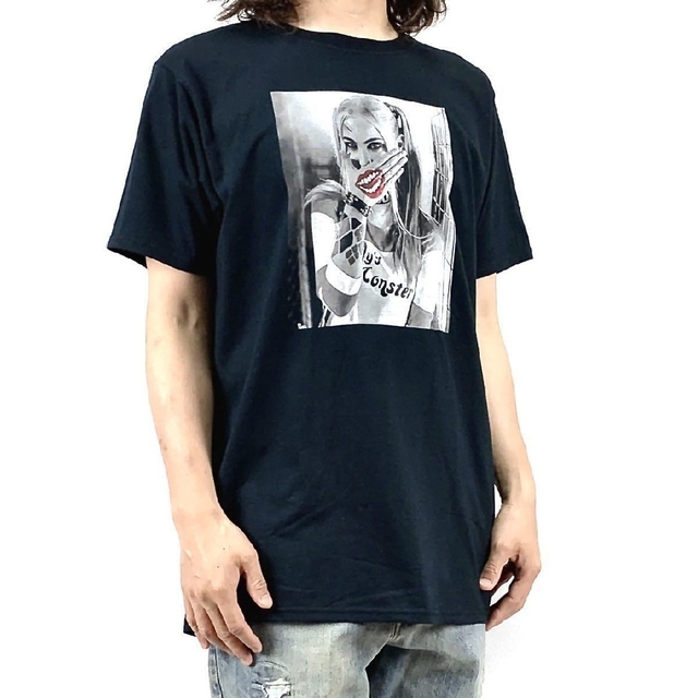 新品 ハーレイクイン JOKER マウス ハンド ハロウィンコスプレ Tシャツ